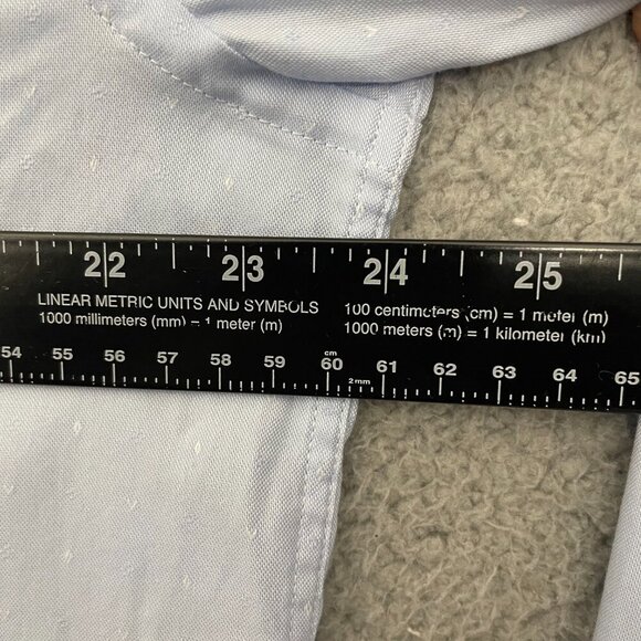 NEW Hugo Boss BOSS Dress Shirt Men 2XL Blue Slim Fit Button Down - Picture 8 of 10